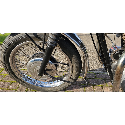 508 - 1960 Triumph 6T Thunderbird, 650cc. Registration number 805 XWG (non transferrable). Frame number 49... 