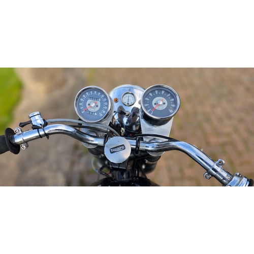 508 - 1960 Triumph 6T Thunderbird, 650cc. Registration number 805 XWG (non transferrable). Frame number 49... 
