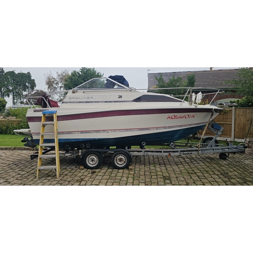 471 - Bayliner Ciera 2655 cruiser, c.1985. Hull ID BL2B87SJA585. Four berth weekend cruiser. With inboard ... 