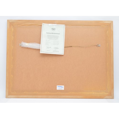 12 - Tony Smith limited edition print, 212/1500, Il Leone, Nigel Mansell, signed in pencil by both, frame... 