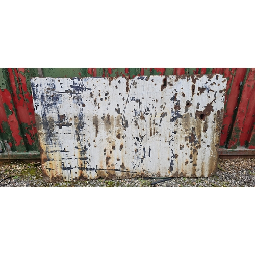 32 - Cleveland No 1 Guaranteed, a single sided wall mounted advertising sign, 107 x 184cm