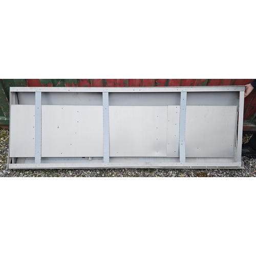 21 - Kawasaki, a dealers illuminated alloy advertising wall mounted sign, 203 x 72 x 16cm
