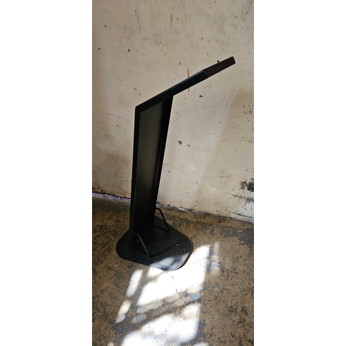 30 - Kawasaki, three dealer metal display stands, 85cm, ideal for a club stand