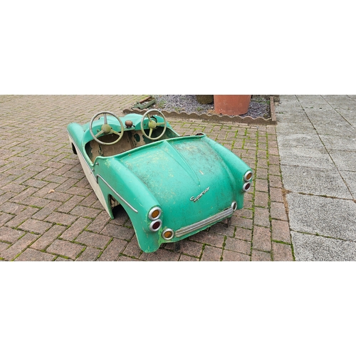 57 - A Supercar Leisure track ride vintage car.
Supercar Leisure was a ride manufacturer from Warwick, th... 