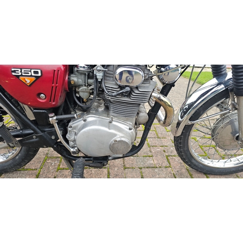 512 - 1972 Honda CL350. Registration number FHH 668K. Frame number CL350 4057855. Engine number CL350E 416... 