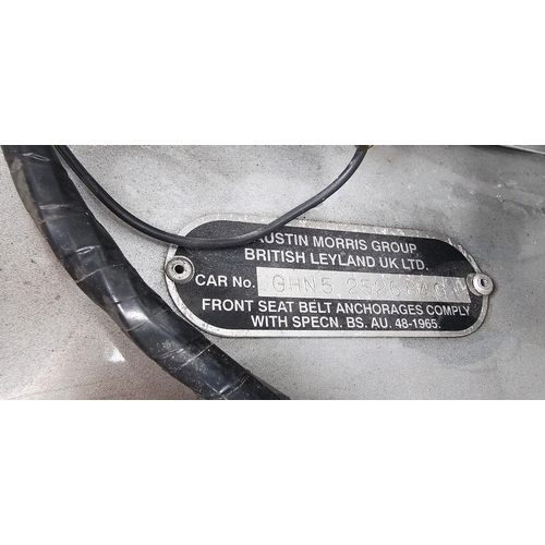 467 - 1971 MGB roadster, Heritage reshell, 1950cc. Registration number KHF 109K. Chassis number GHN5 25268... 