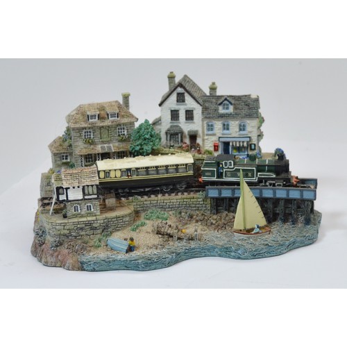 40 - Four Danbury Mint village models, by Jane Hart and from the Country Lines Collection, comprising of,... 