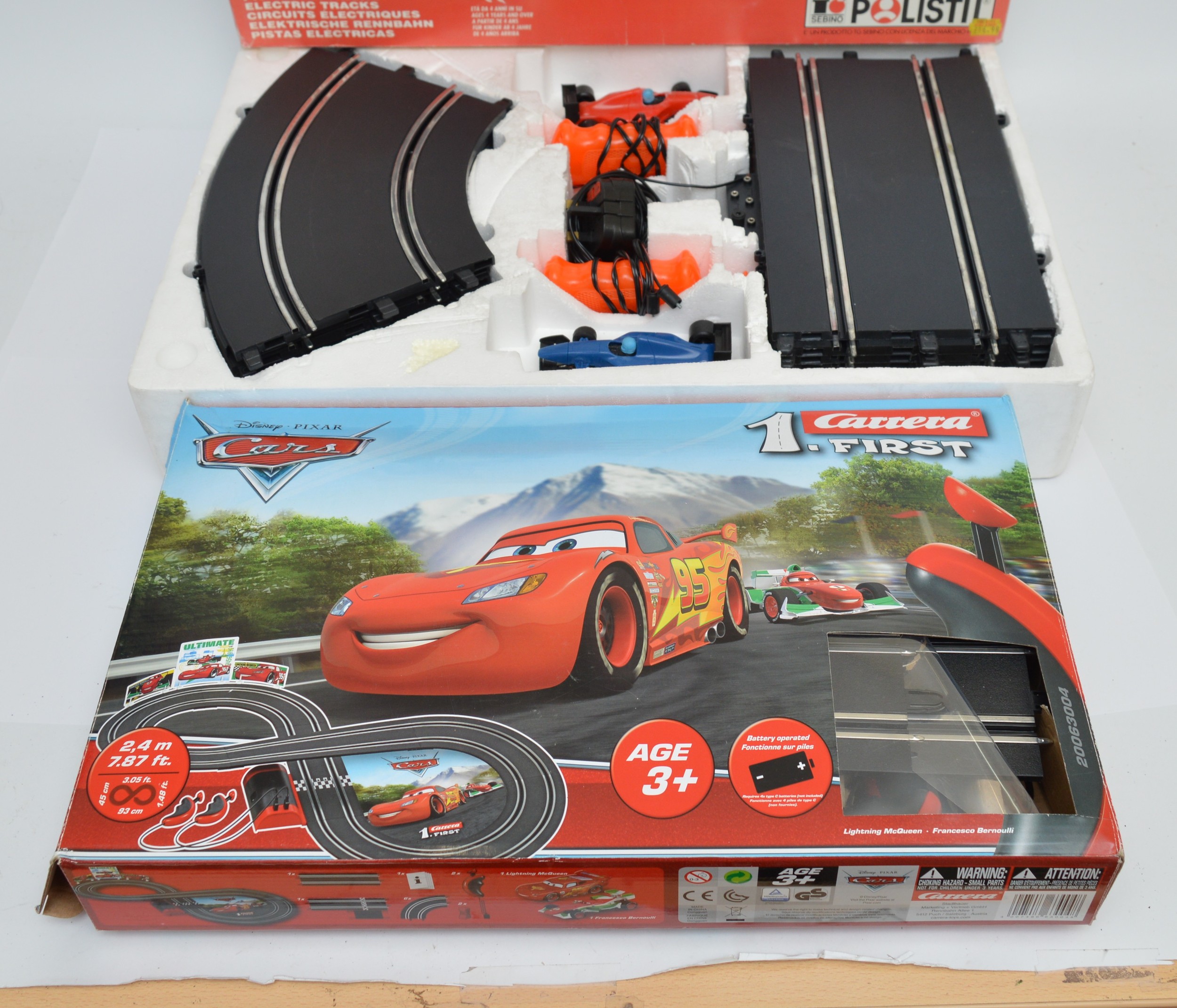 Two boxed model car racing sets, to include a Polistil F1 Professional ...