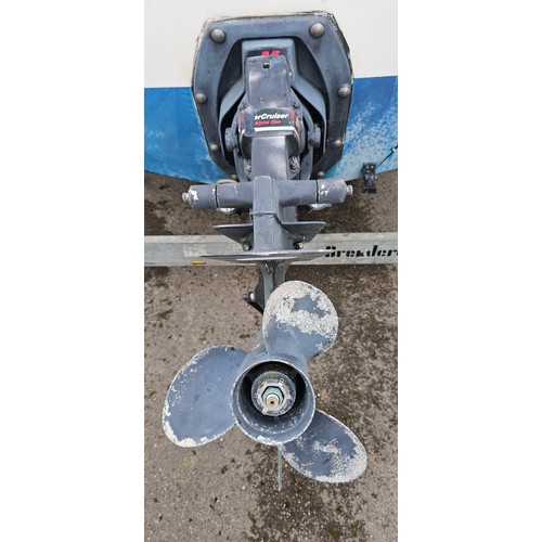 471 - Bayliner Ciera 2655 cruiser, c.1985. Hull ID BL2B87SJA585. Four berth weekend cruiser. With inboard ... 