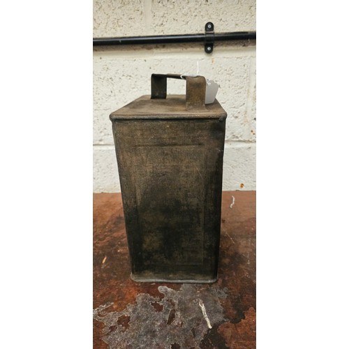 46 - A Shell Aviation Spirit can with Bowley cap and a Regal petrol can with Pratts cap (2)