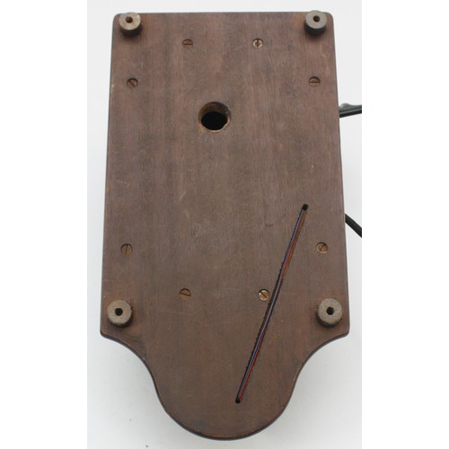 13 - A signal box wooden-cased wall telephone, complete with original wiring.