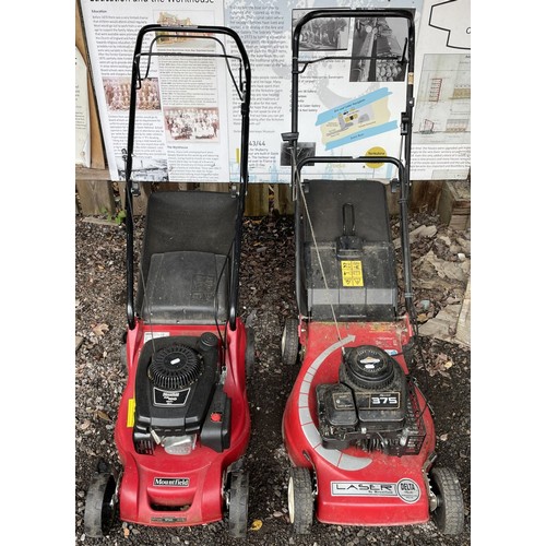 3 - Two petrol Rotary mowers, model no. SP164, 16