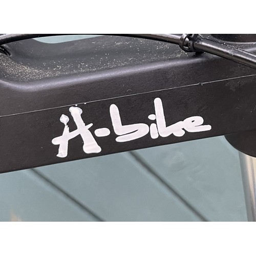 14 - An A-Bike miniature folding bicycle, single speed, solid tyres.