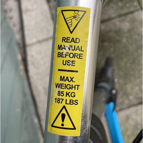 14 - An A-Bike miniature folding bicycle, single speed, solid tyres.