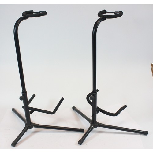 29 - Two Clifton adjustable guitar stands (2).