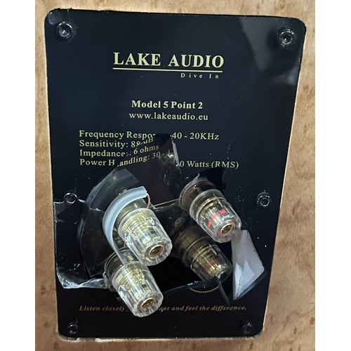 31 - A pair of floor standing Lake Audio 4 way Hi-Fi speakers, model 5 Point 2, wattage 30-120, 6 ohms, s... 