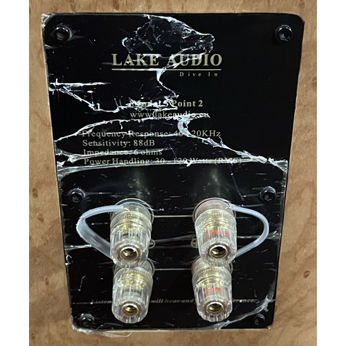 31 - A pair of floor standing Lake Audio 4 way Hi-Fi speakers, model 5 Point 2, wattage 30-120, 6 ohms, s... 
