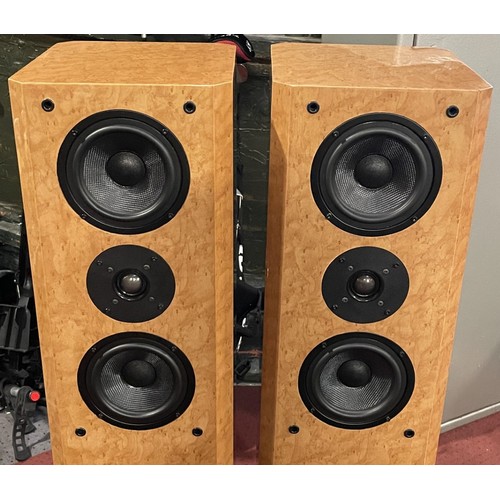 31 - A pair of floor standing Lake Audio 4 way Hi-Fi speakers, model 5 Point 2, wattage 30-120, 6 ohms, s... 