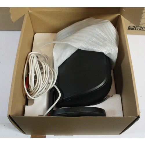 33 - Bowers & Wilkins, five matt black M1 Mini Theatre desktop speakers, in original packaging.