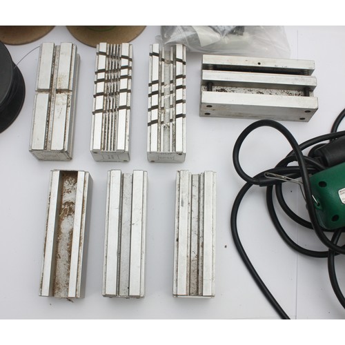 51 - A ribbon cable connecting machine with accessories also, a wire wrap machine with accessories and co... 