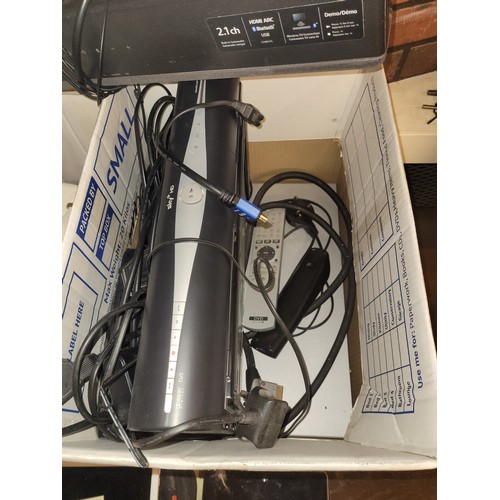 55 - A collection of electrical and computing items, to include ipads, a Kindle, A Samsung TV and printer... 