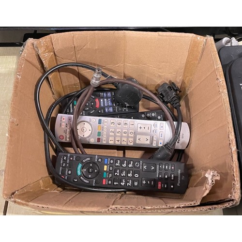 58 - Three Panasonic LCD TV's, including a 42 inch model TX-P42U308, together with a Sony 26 inch, with r... 