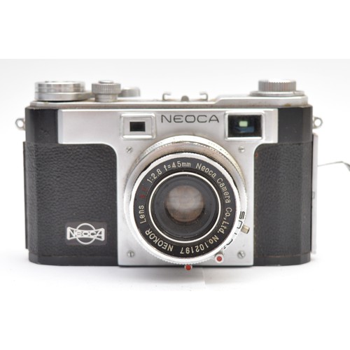 NEOCA Rangefinder Camera NEOCA-35-ⅢS A Neoca 35 III S 35mm rangefinder camera, 1958, Japan, in leather