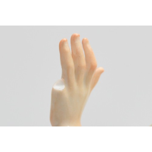 373 - Meissen; c. 1850-1900, a porcelain figurine depicting Ganymede and the Eagle, base stamped with cros... 