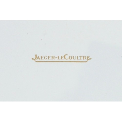 411 - Jaeger LeCoultre, a brass circular skeleton mantel clock, c.1960/70, ref 313, chapter ring with XII,... 