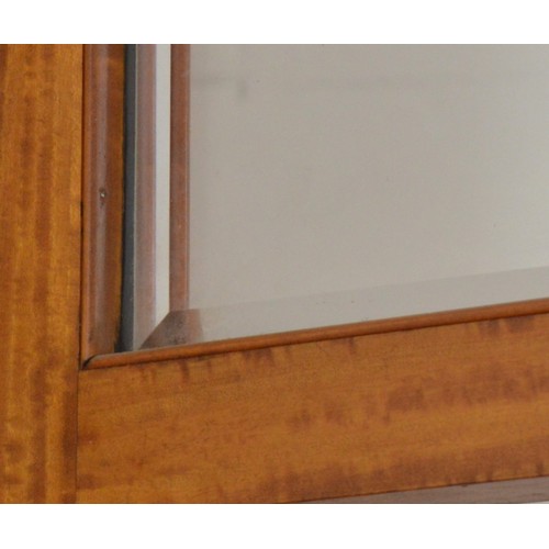 424 - Maples & Co., London, a fine late 19th century satinwood three train musical longcase clock, the 12