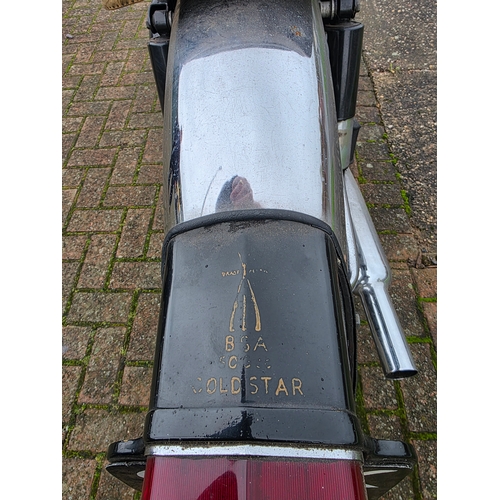 301 - 1962 BSA Gold Star DBD34, 500cc, Clubman trim. Registration number SCK 646. Frame number CB32 11129.... 
