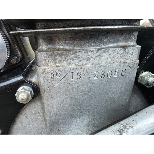 304 - 1956 AJS 18CS Scrambler, 497cc. Registration number not registered. Frame number overpainted. Engine... 