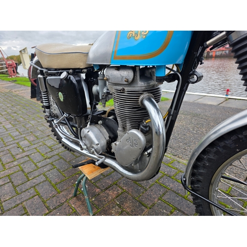 304 - 1956 AJS 18CS Scrambler, 497cc. Registration number not registered. Frame number overpainted. Engine... 