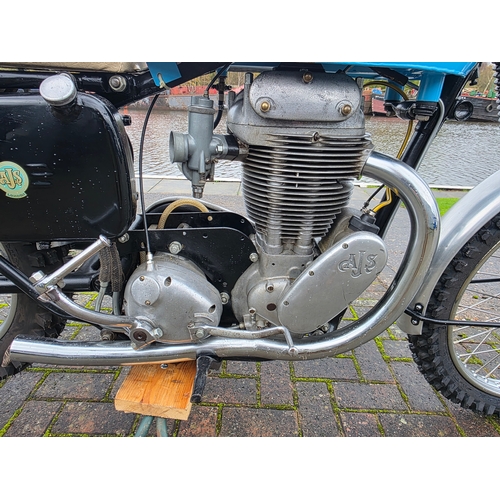 304 - 1956 AJS 18CS Scrambler, 497cc. Registration number not registered. Frame number overpainted. Engine... 