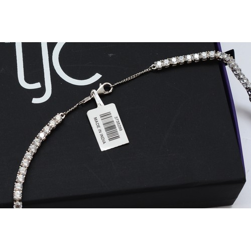 15 - A 925 silver Swarovski zirconia necklace, 30g