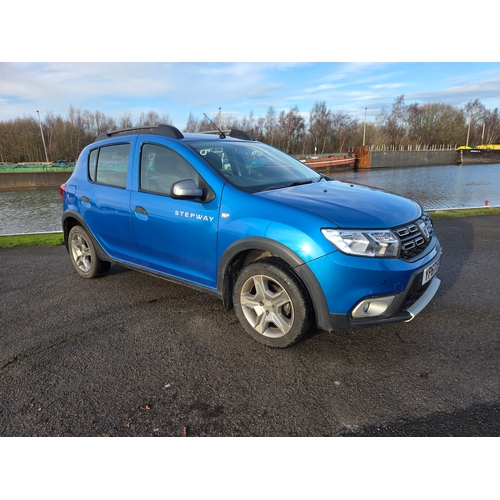 2017 Dacia Sandero Stepway Laureate, Petrol, 898cc. Registration number YP67 SVR.
Deceased estate auction, MOT until 16th April 2026, Full Service History, with seven stamps, the last at 58,790 miles on the 17/04/25, current mileage 63,867, V5C, two keys. Printed MOT history, service book, owners manual, two receipts for servicing. Driven 20 miles to our saleroom, overall in good condition with no know issues apart from a blooming on the sat nav display.
The Stepway arrived in 2013, the concept behind the car being to appeal to the mushrooming crossover market by taking the Sandero supermini and jacking up the ground clearance. The car gained bolder, off-road styling, while not bothering with the complex and expensive all-wheel-drive powertrain.
The Laureate trim cost £1200. This added such niceties as a seven-inch touchscreen with satellite navigation, an onboard computer, cruise control, rear parking sensors and electric rear windows.