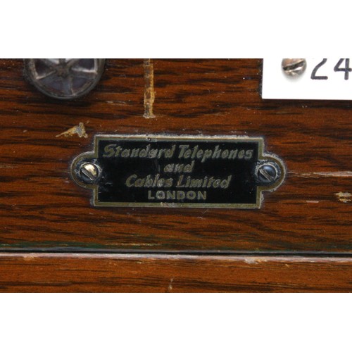 16 - A Southern Railway train control panel/ cabinet for either coloured signal lights or rail points (co... 