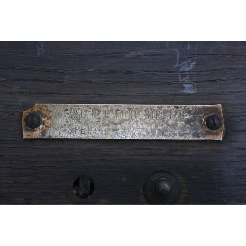 19 - A signal box wall telephone complete with original wiring