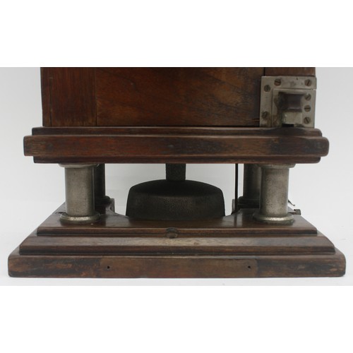 22 - London & North Western Railway Fletchers double line block instrument with underslung bell (dog kenn... 