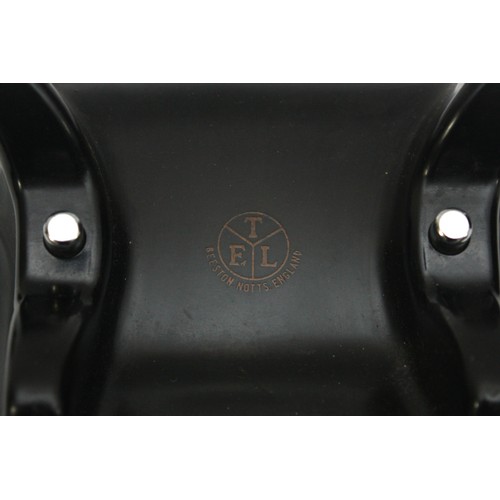 21 - A wooden cased signal box shelf telephone and a black Bakelite internal office telephone- both with ... 