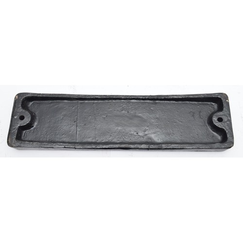 35 - Cast-iron replica L.M.S steam locomotive smokebox number 46239 - original carried by stanier 4-6-2 c... 