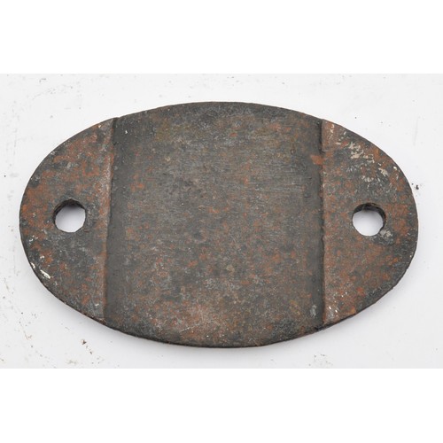 49 - Cast-iron shed-plate 51A Darlington, Middleton in Teeside, closed 1966, 12 x 18cm.

In 1950, the all... 