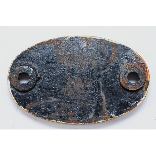 46 - A cast-iron shed plate- 41A Darnall (Sheffield), 12 x 18cm.

Code to changed from 39B to 41A in 1955... 