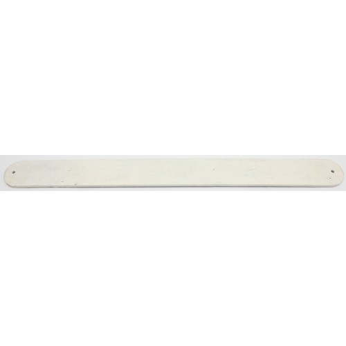 50 - An L.N.E.R cast iron sign- 40 Shillings penalty for not shutting/ fastening the gate (102cm x 9.5cm)