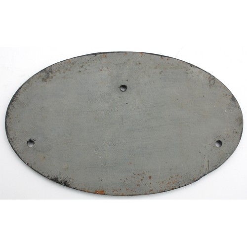 53 - A cast iron wagon builders plate- Great Northern Railway, Doncaster, 29cm x 17.
