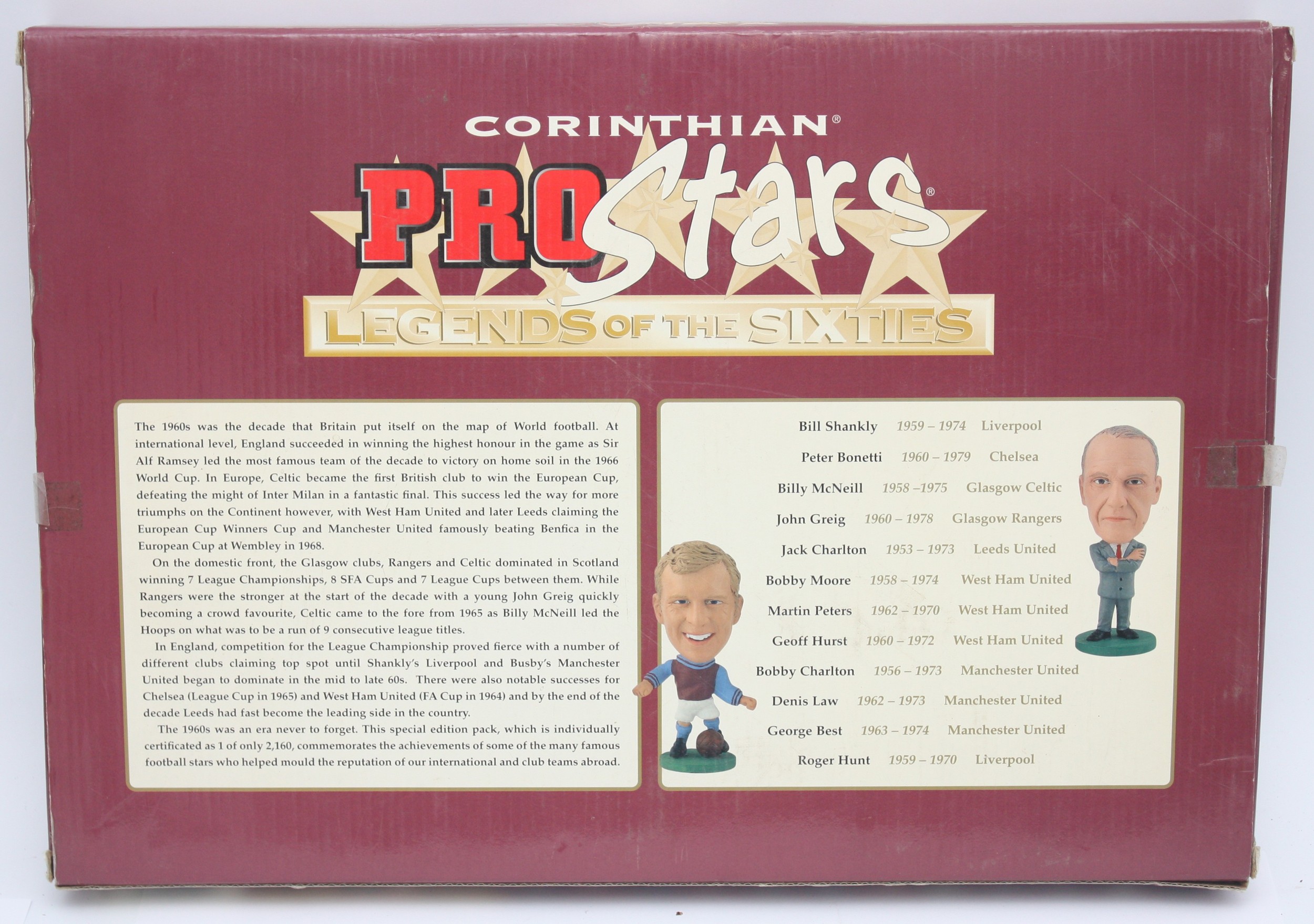 A boxed set of Corinthian Figures Limited Edition 'Legends Of The ...