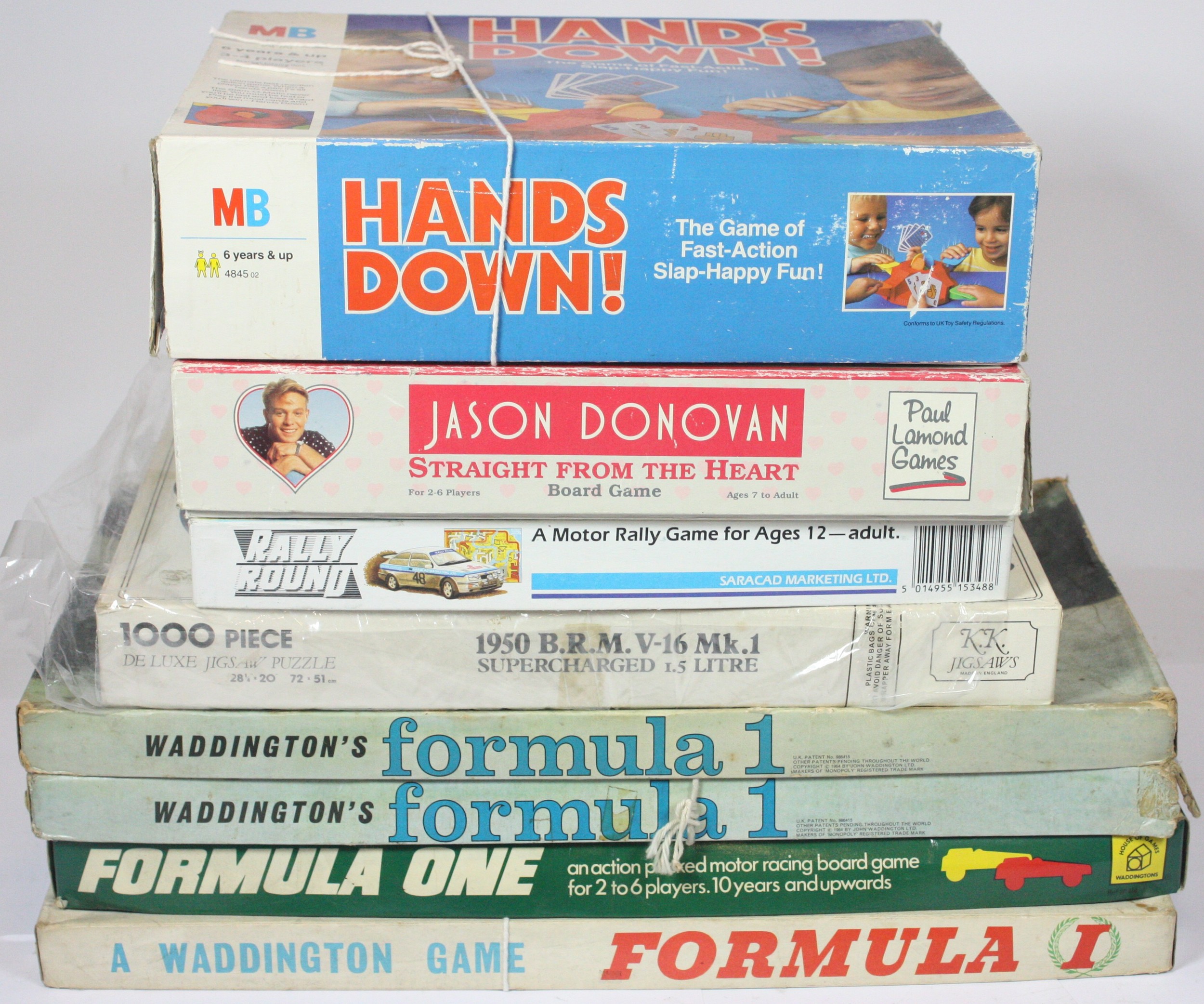 A selection of 1960s and later board games, including four boxed ...