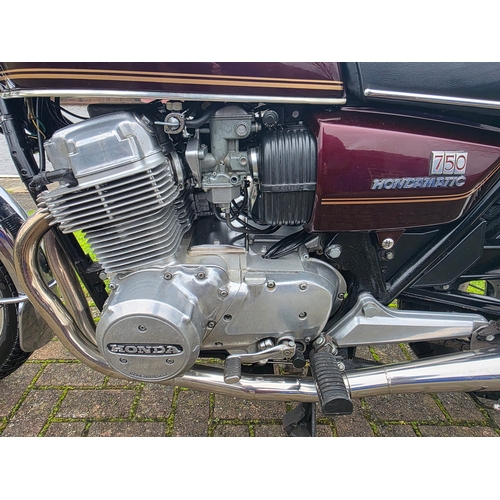 312 - 1977 Honda CB750A, Automatic, 736cc. Registration number TJT 259R. Frame number CB750A 71084668. Eng... 