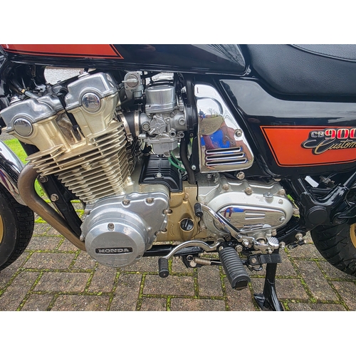 311 - 1981 Honda CB900 Custom, 902cc. Registration number DWR 828W. Frame number SC040XBA118196. Engine nu... 