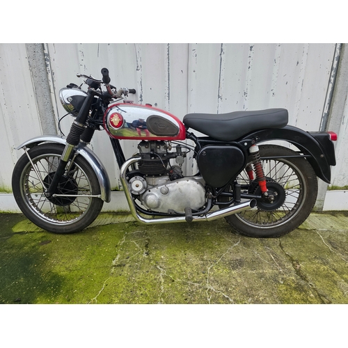 292 - c.1955 BSA A10 Road Rocket 650cc, project. Registration number unregistered. Frame number CA 7451. E... 